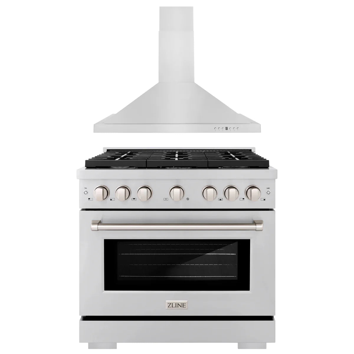 36 in. Gas Range and Range Hood H8238