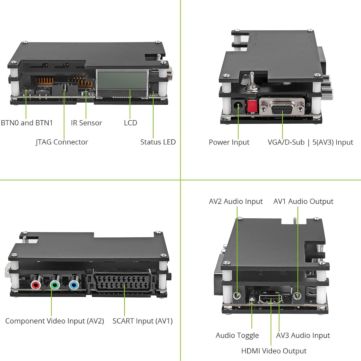 OSSC Open Source Scan Converter with SCART, Component and VGA to HDMI X7833
