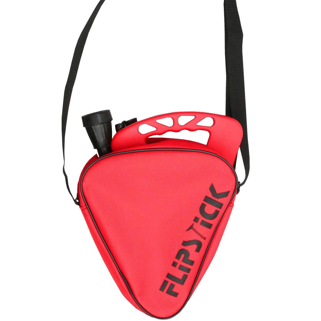 Red Adjustable Seat Cane with Red Bag B183