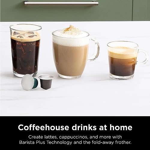 Espresso & Coffee Maker with Built-in Frother, Black B8349