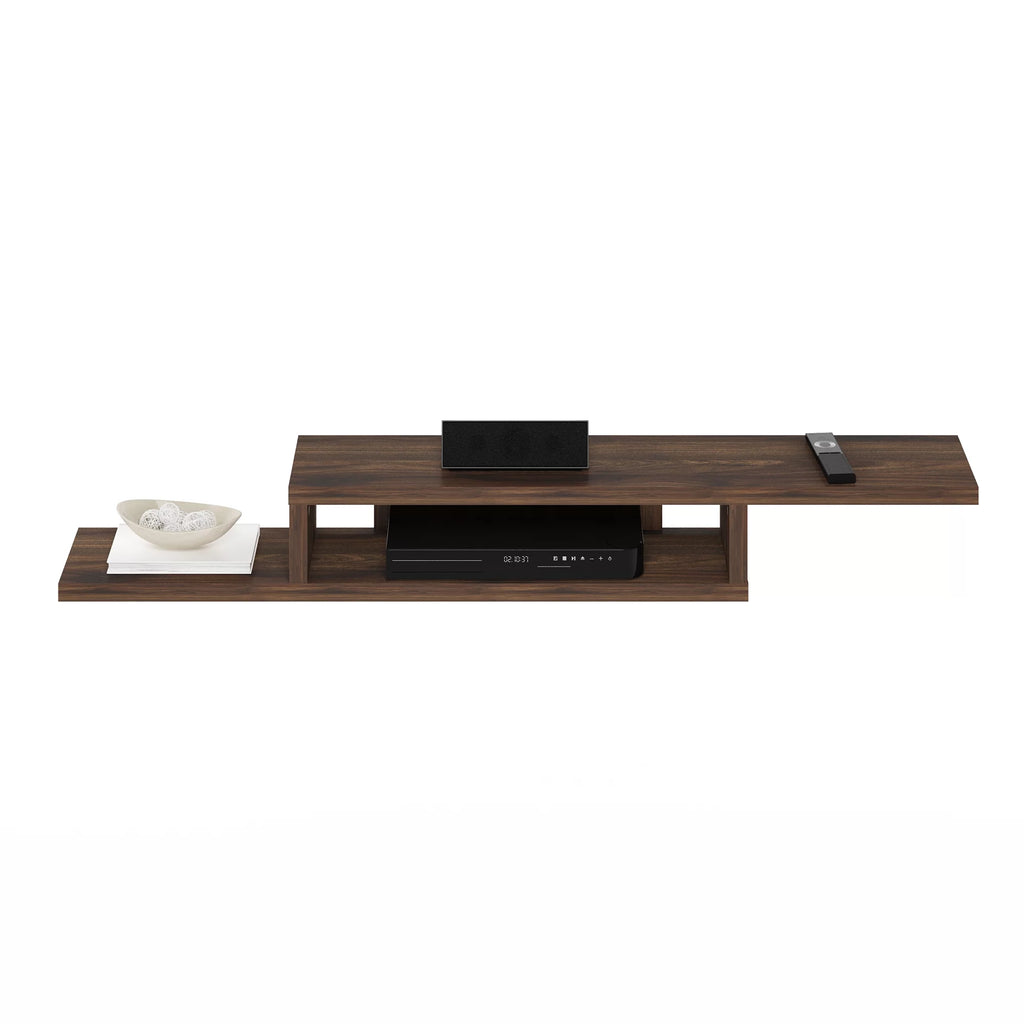 Wall Mounted Floating Media Console, 60 inch, Columbia Walnut Q9821