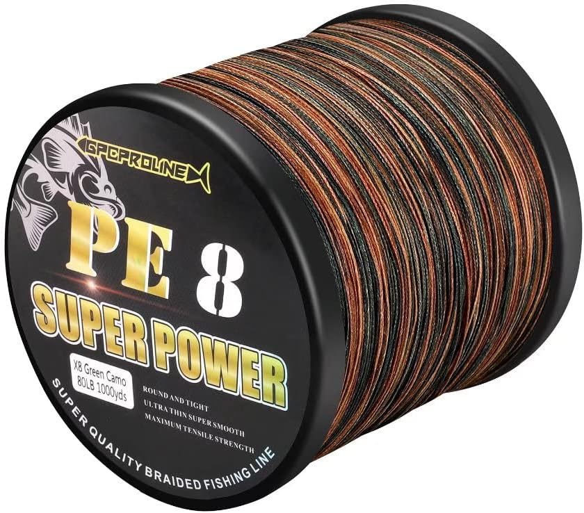 Braided Fishing Line PE 10LB/15LB/20LB/30LB/50LB/80LB/100LB Pack of 2 J52002