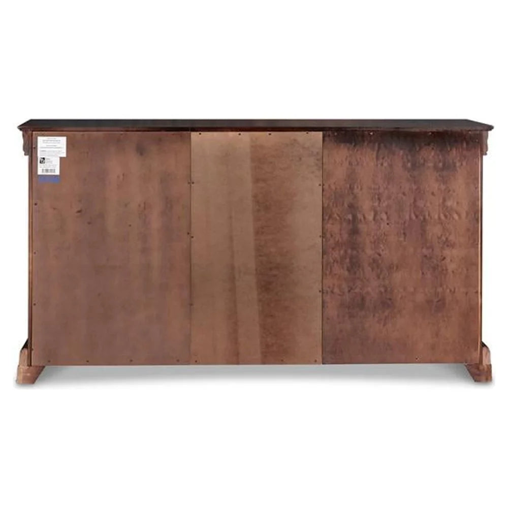 Solid Wood Engineered Wood Dresser in Cherry L7028