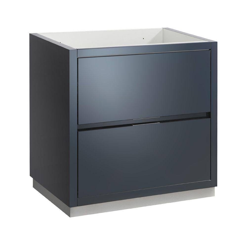 Dark Slate Gray Free Standing Bathroom Cabinet W3277