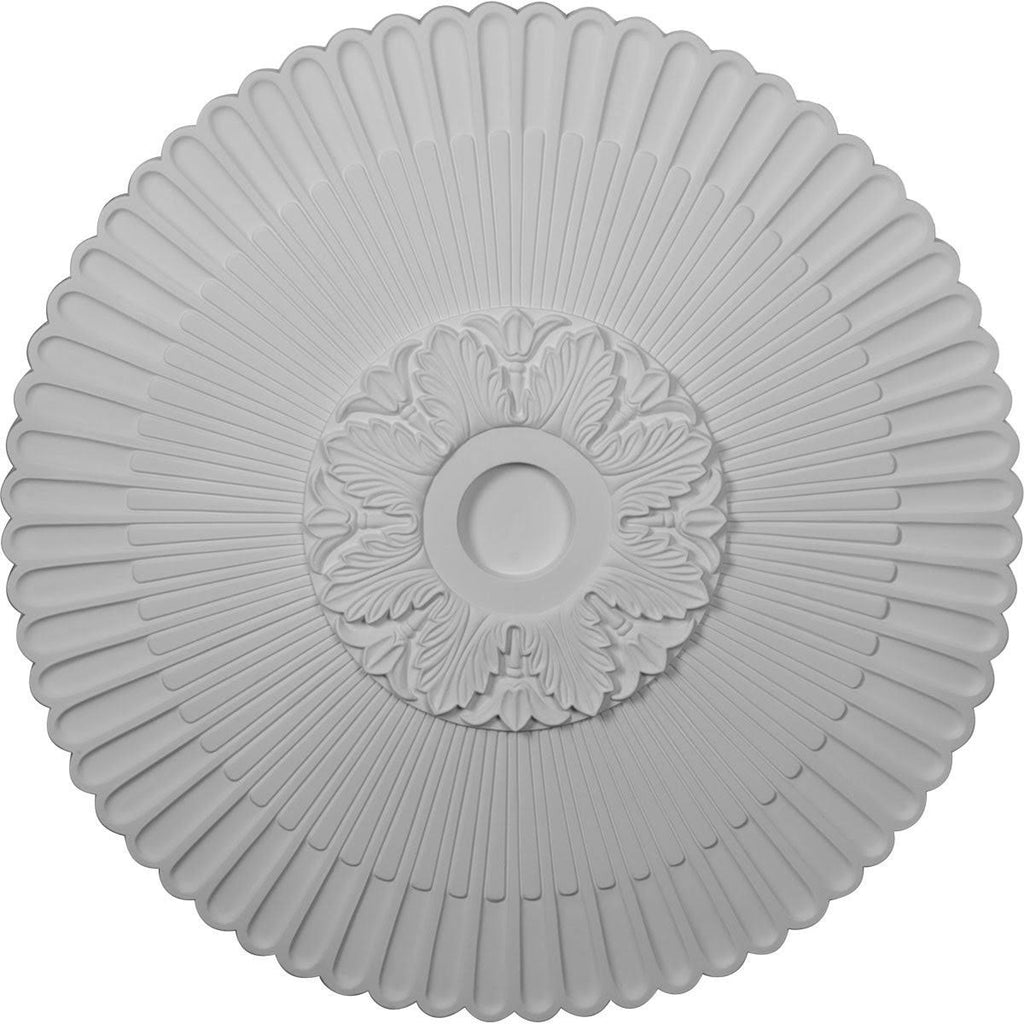 Hand-Painted Bronze Blue Patina Ceiling Medallion F893856