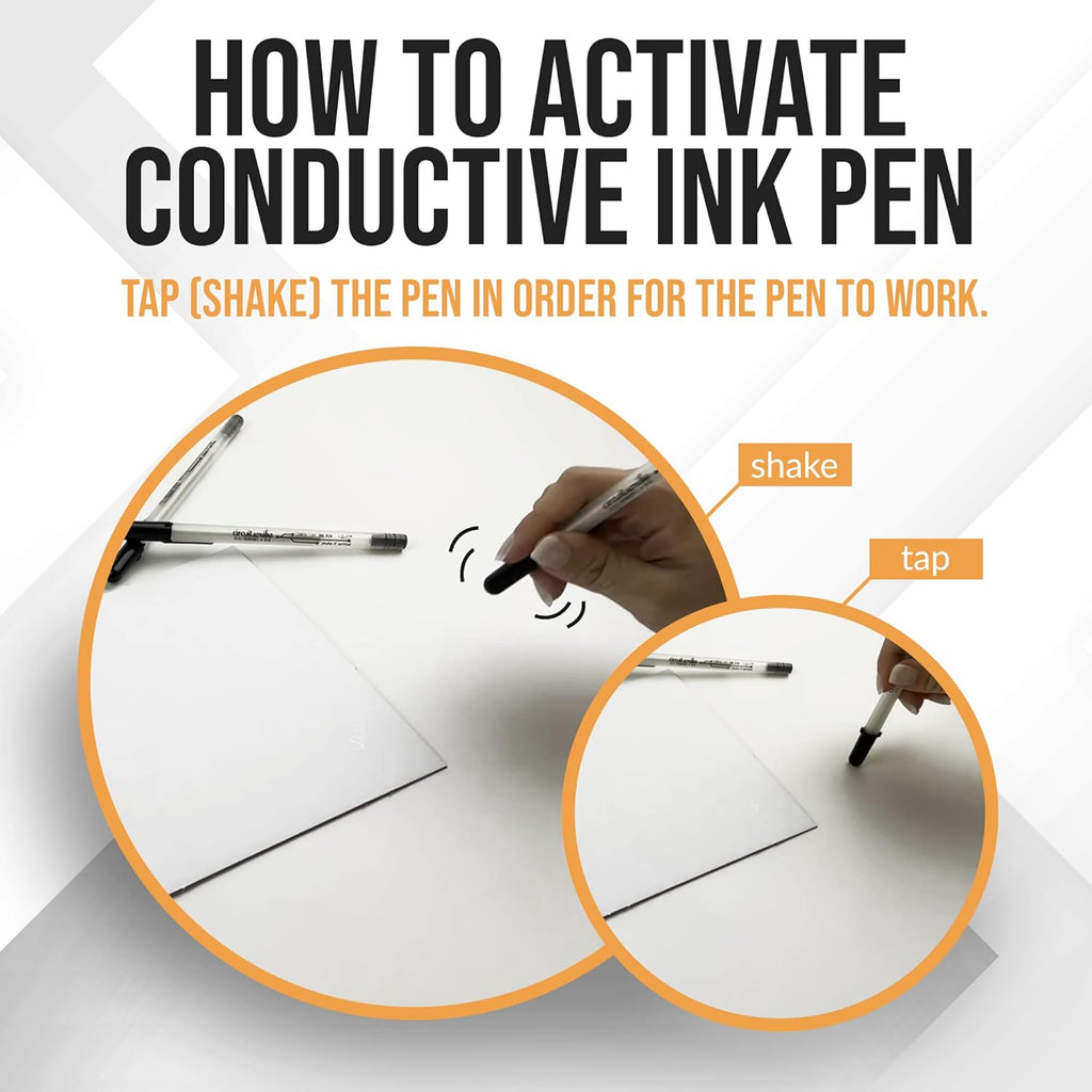 Non-Toxic Conductive Ink Pen Kit, 10-Pack J227