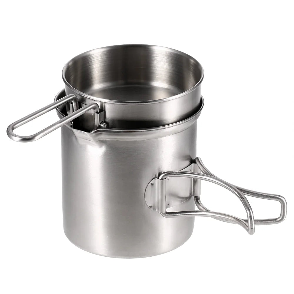 Wood Burning Stove and Cooking Pot Set Q8142
