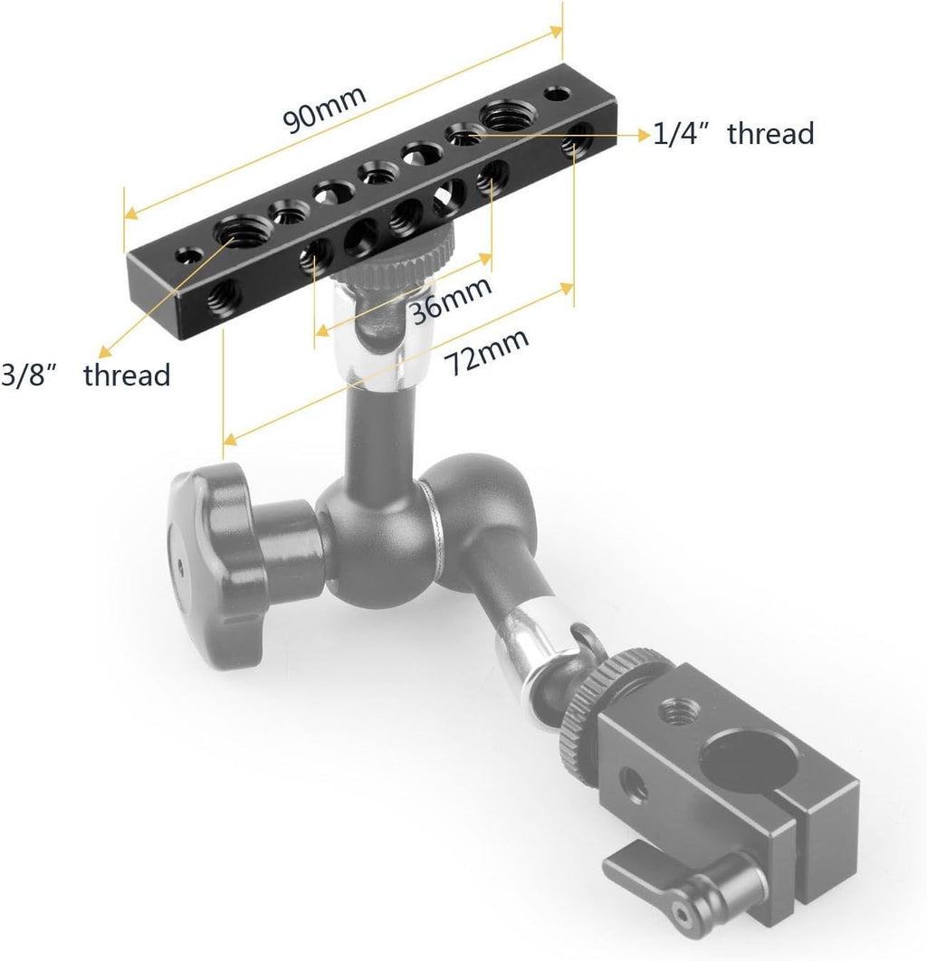 Cheese Plate with Multiple Threaded Holes for Monitor Mount Z72920