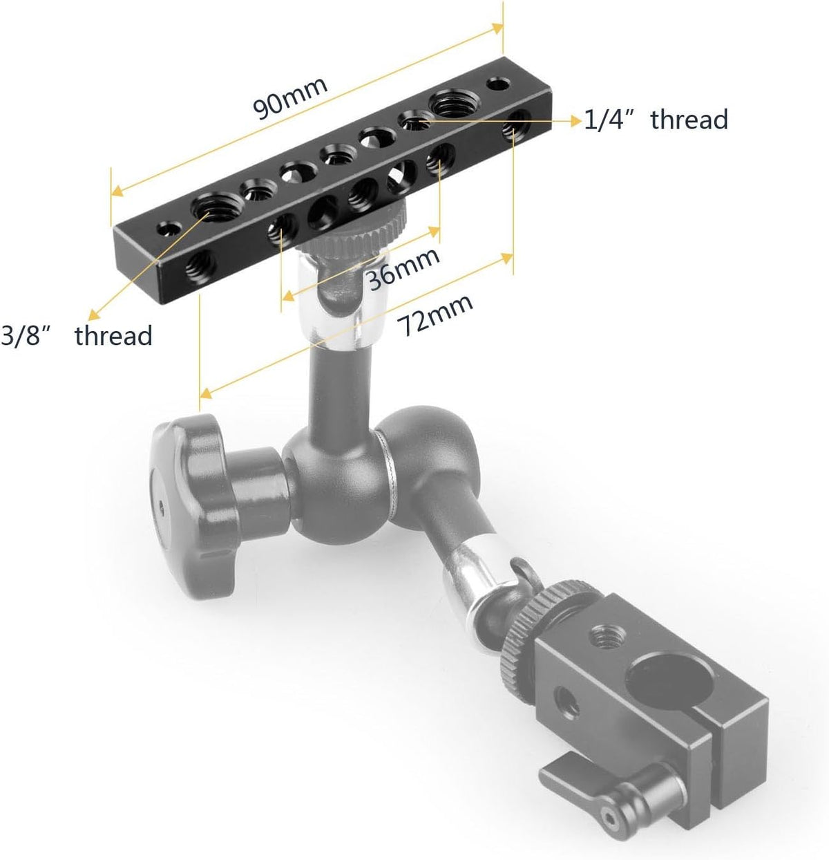 Cheese Plate with Multiple Threaded Holes for Monitor Mount Z72920