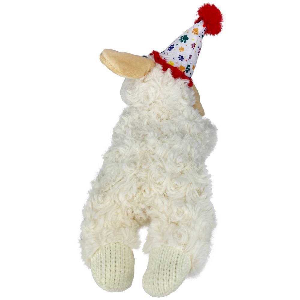 Lamb Chop Dog Toy with Birthday Hat H31153