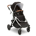 Black Single to Double Stroller J9269