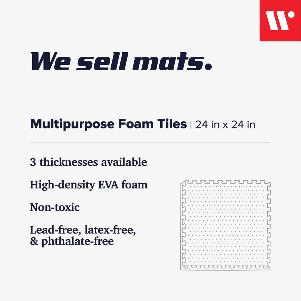 3/4 Inch Thick EVA Foam Floor Tiles Interlocking Floor Mat N9042