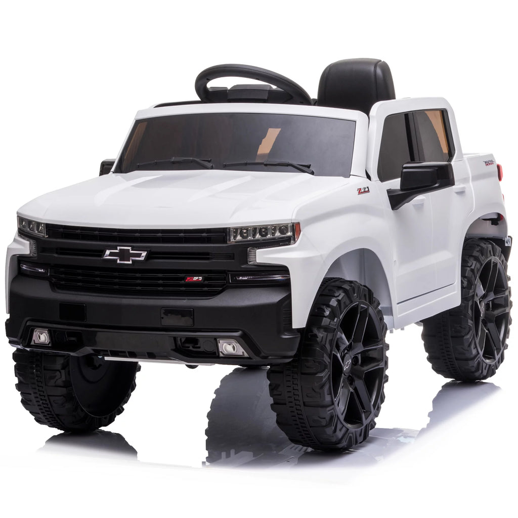12V Battery Powered Licensed Chevrolet Silverado Truck - Red M11250