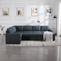 U-Shape Sectional Sleeper Sofa with Storage Chaise Lounge G561270