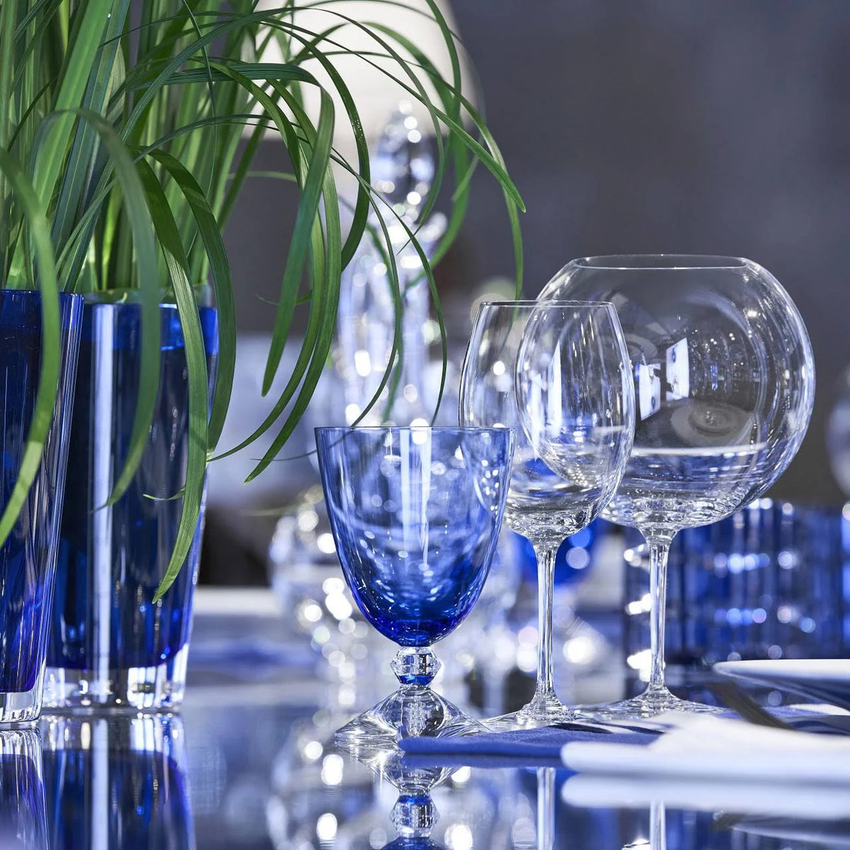 Blue Set of 2 Water Glass M133910