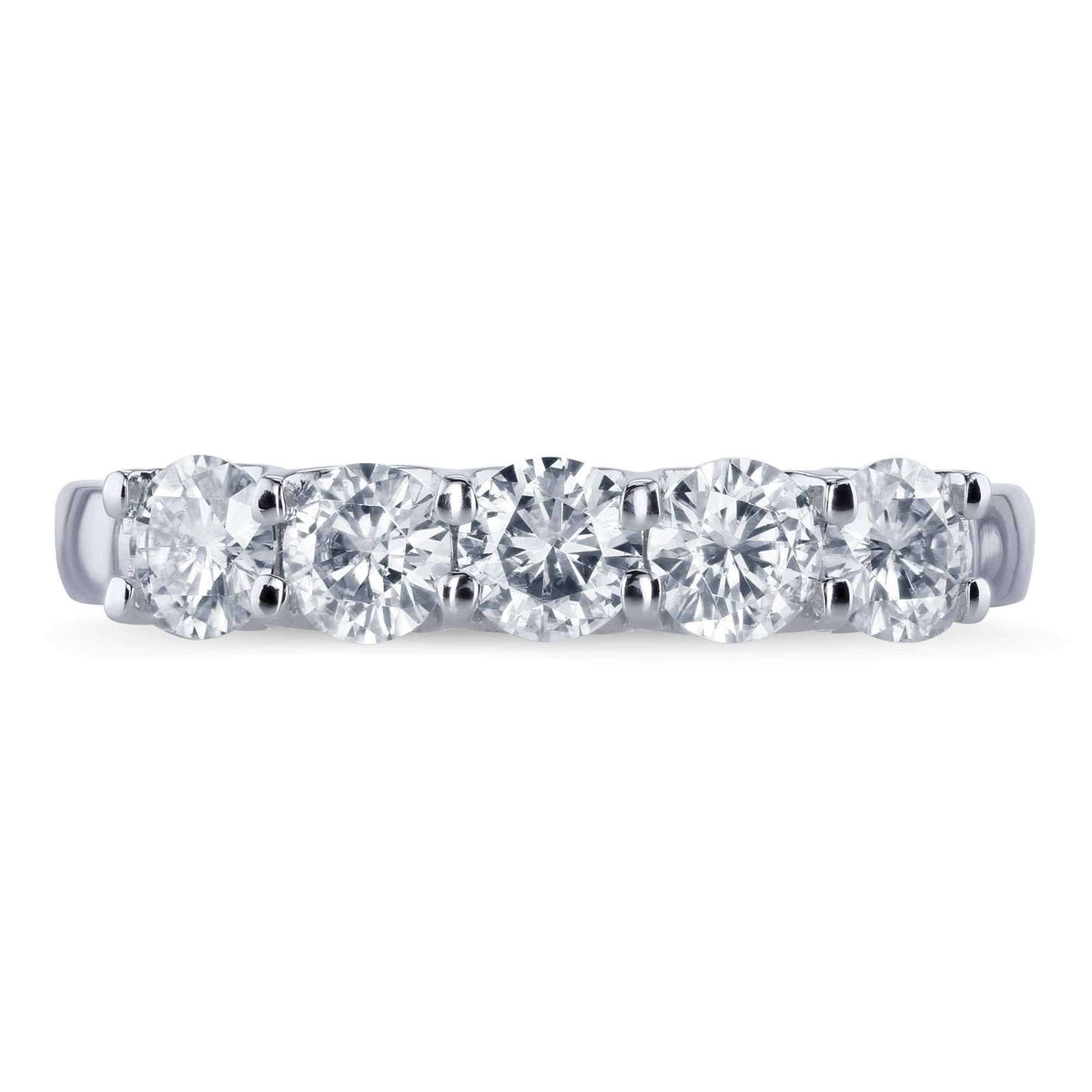 14K Yellow Gold Moissanite Bridal Wedding Band R64772