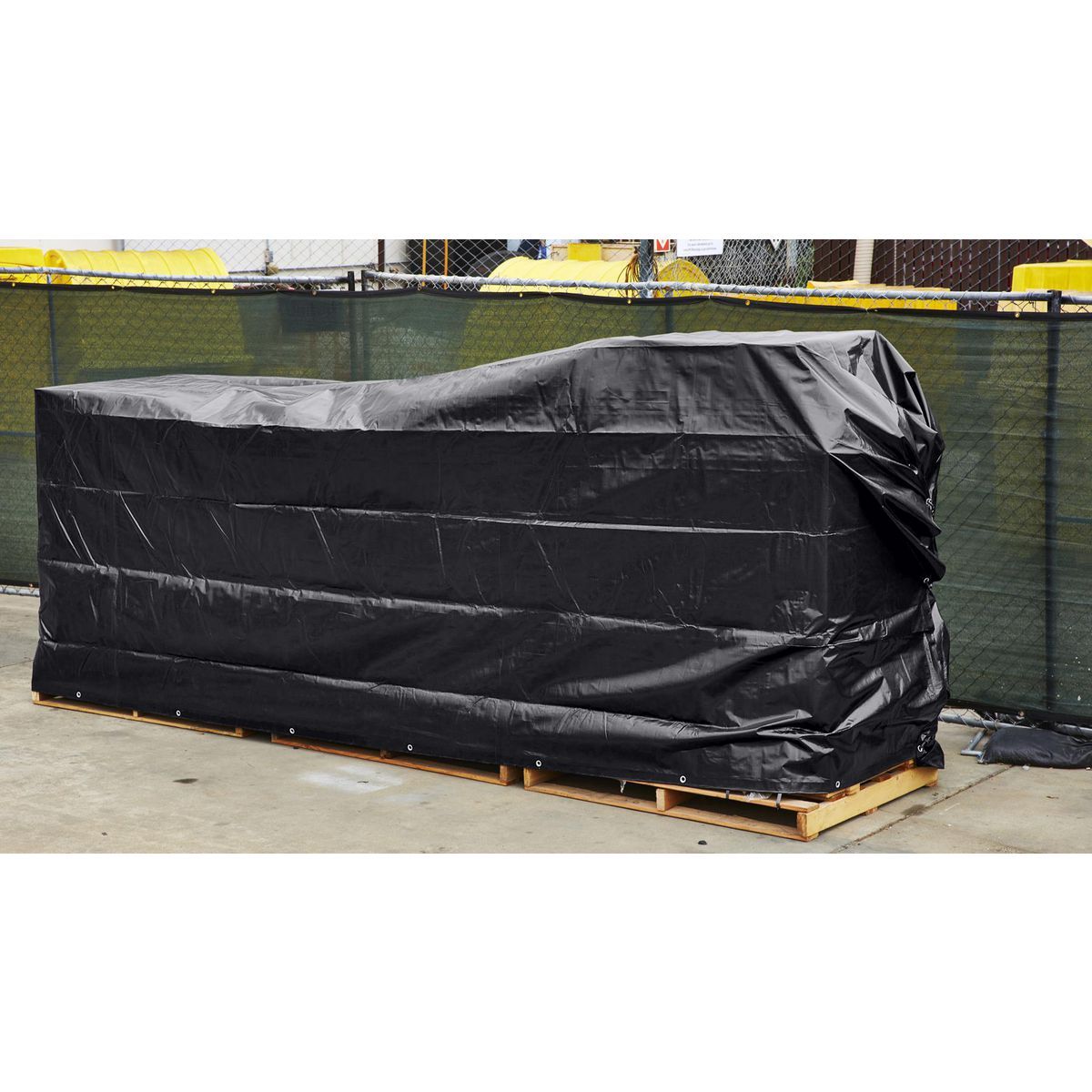 18 ft. x 24 ft. Silver and Black Weather-Resistant Tarp T27507