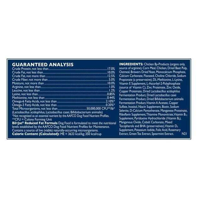 Reduced Fat Dry Dog Food N30769