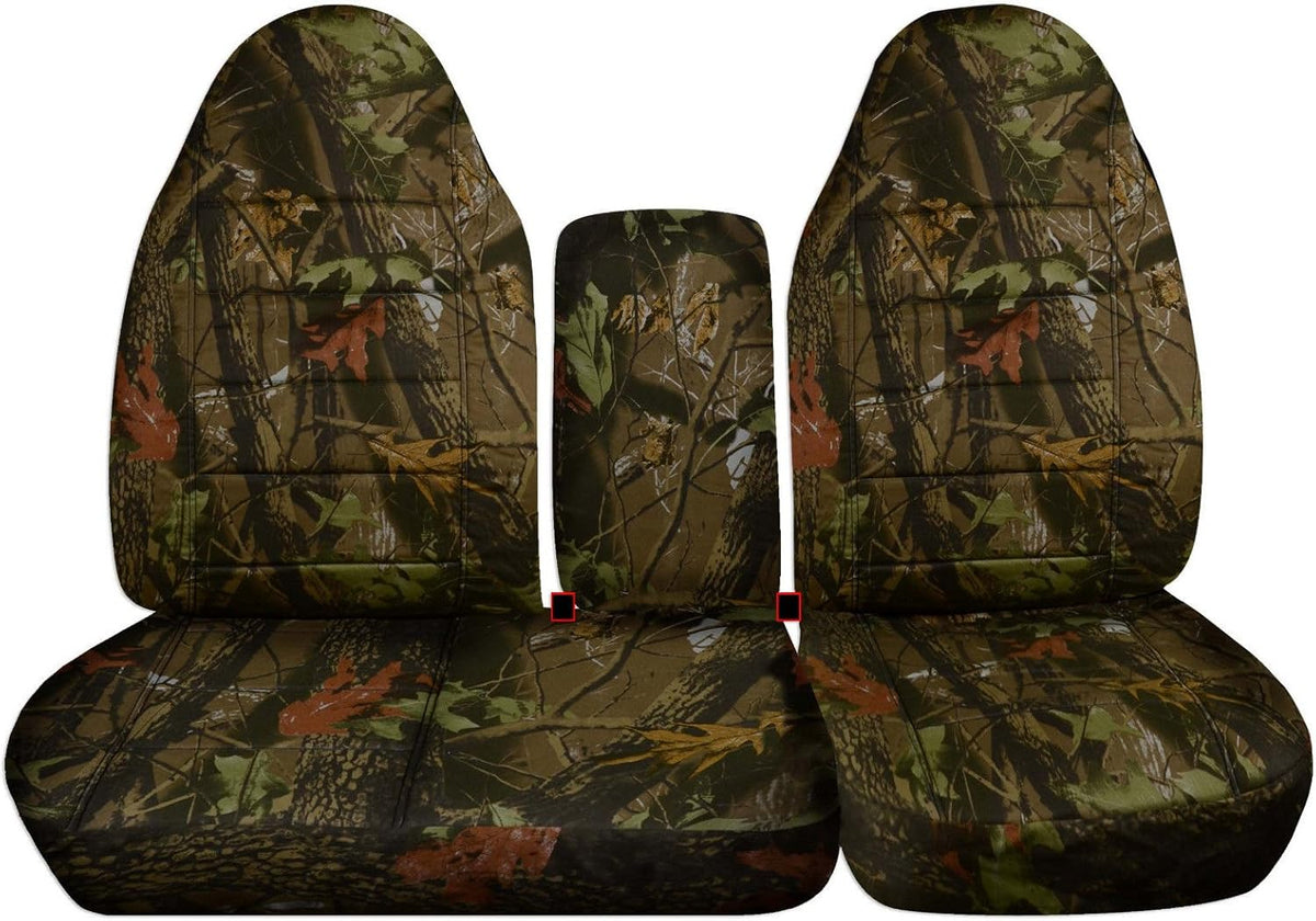Camo Truck Seat Covers Gray W6908