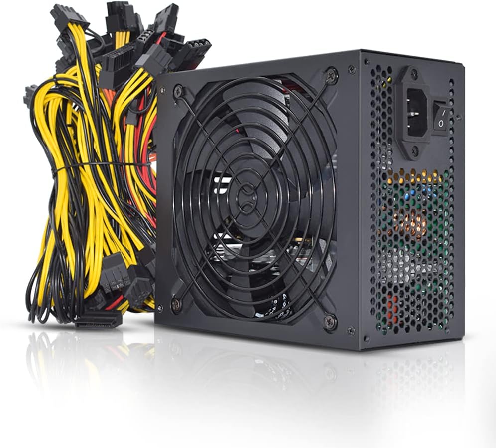 1800W PSU Mining Power Supply with 1.5m US Plug Adapter Cable G440