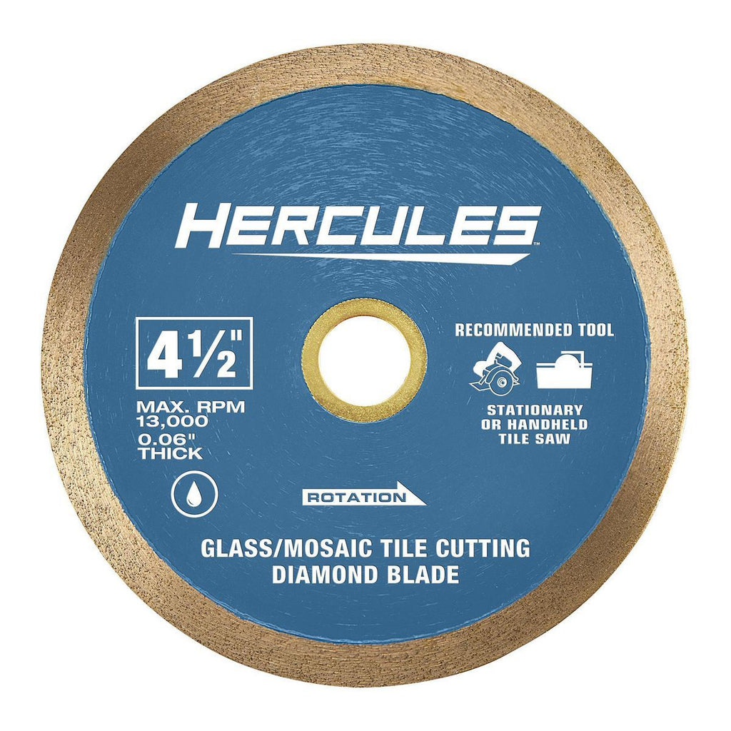 4-1/2 in. Glass and Mosaic Tile Cutting Diamond Blade L24750