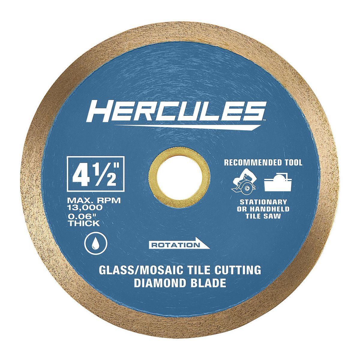 4-1/2 in. Glass and Mosaic Tile Cutting Diamond Blade L24750