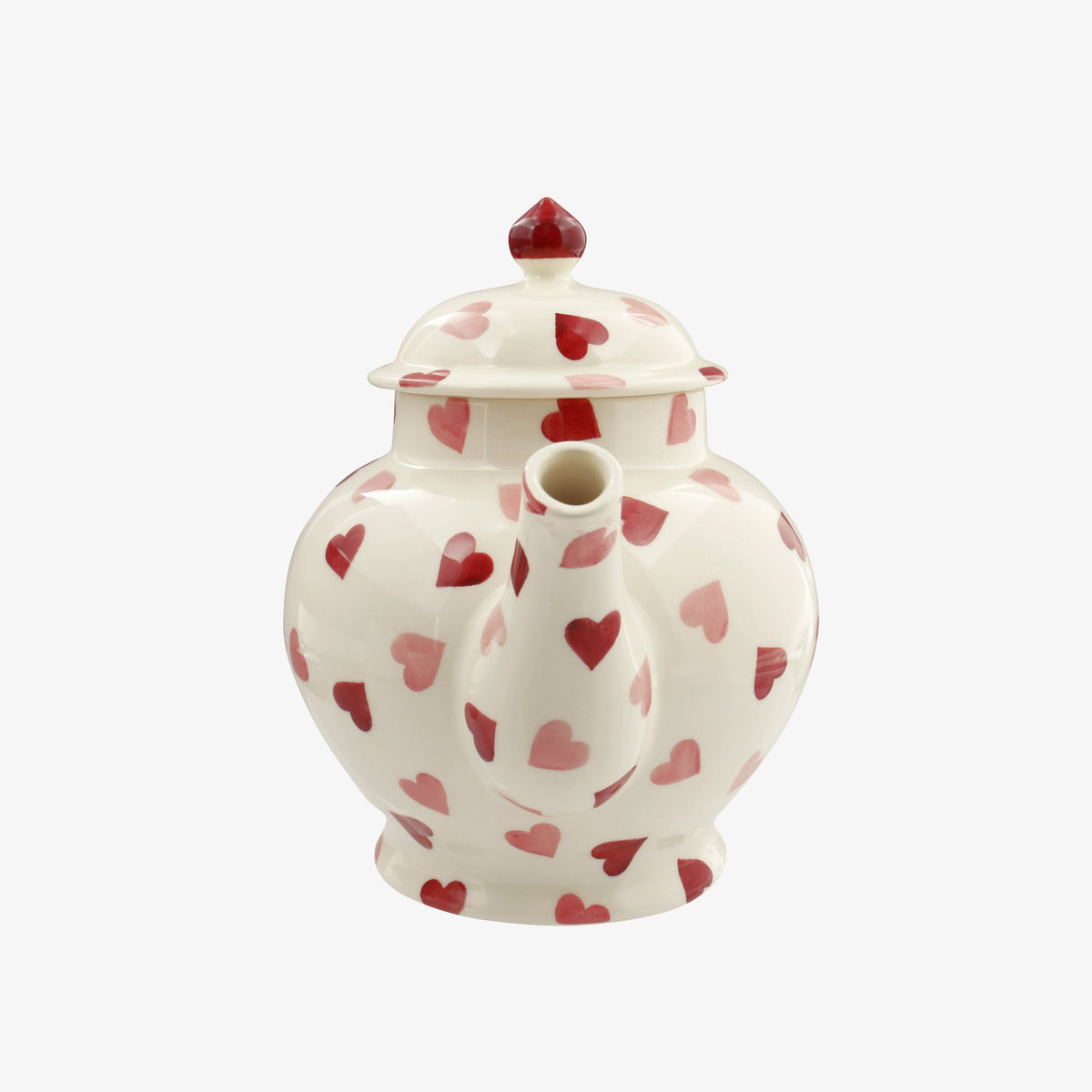 Pink Hearts 4 Mug Teapot Boxed U69078