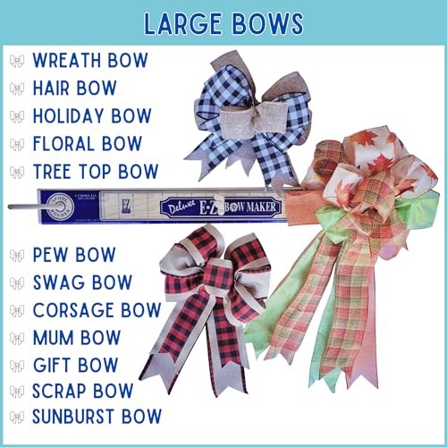 Bow Maker with Flower Attachment Tool Kit for Ribbon Crafts D98698