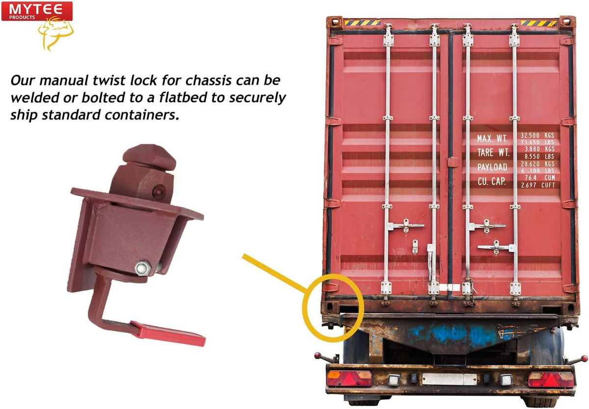 Manual Twist Lock Weld Type Pack of 2 X473585