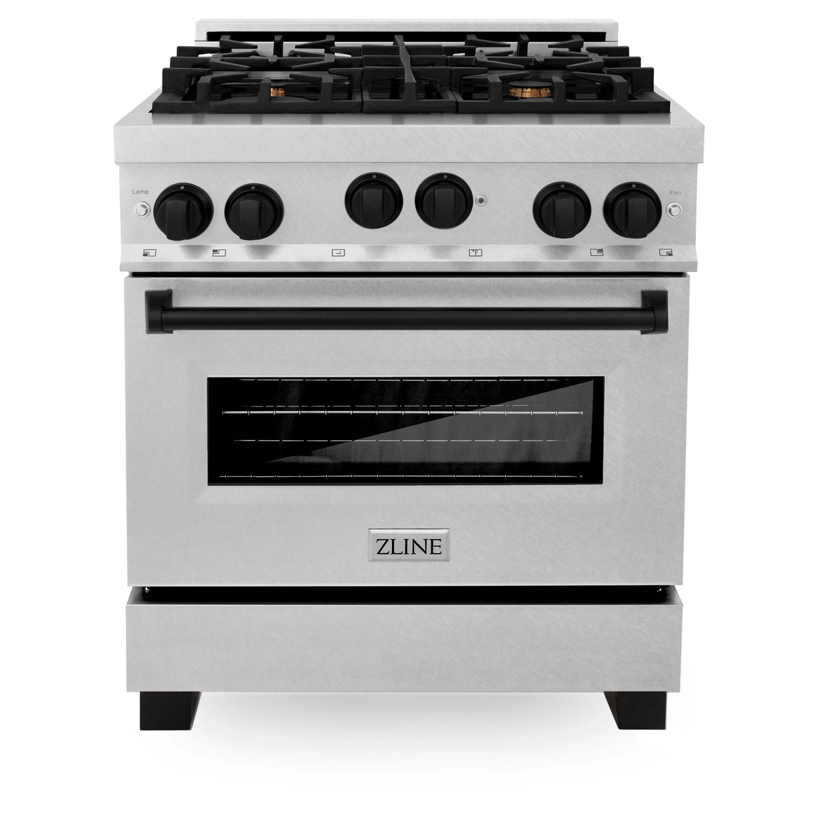 30 in Gas Range with Matte Black Accents G15946