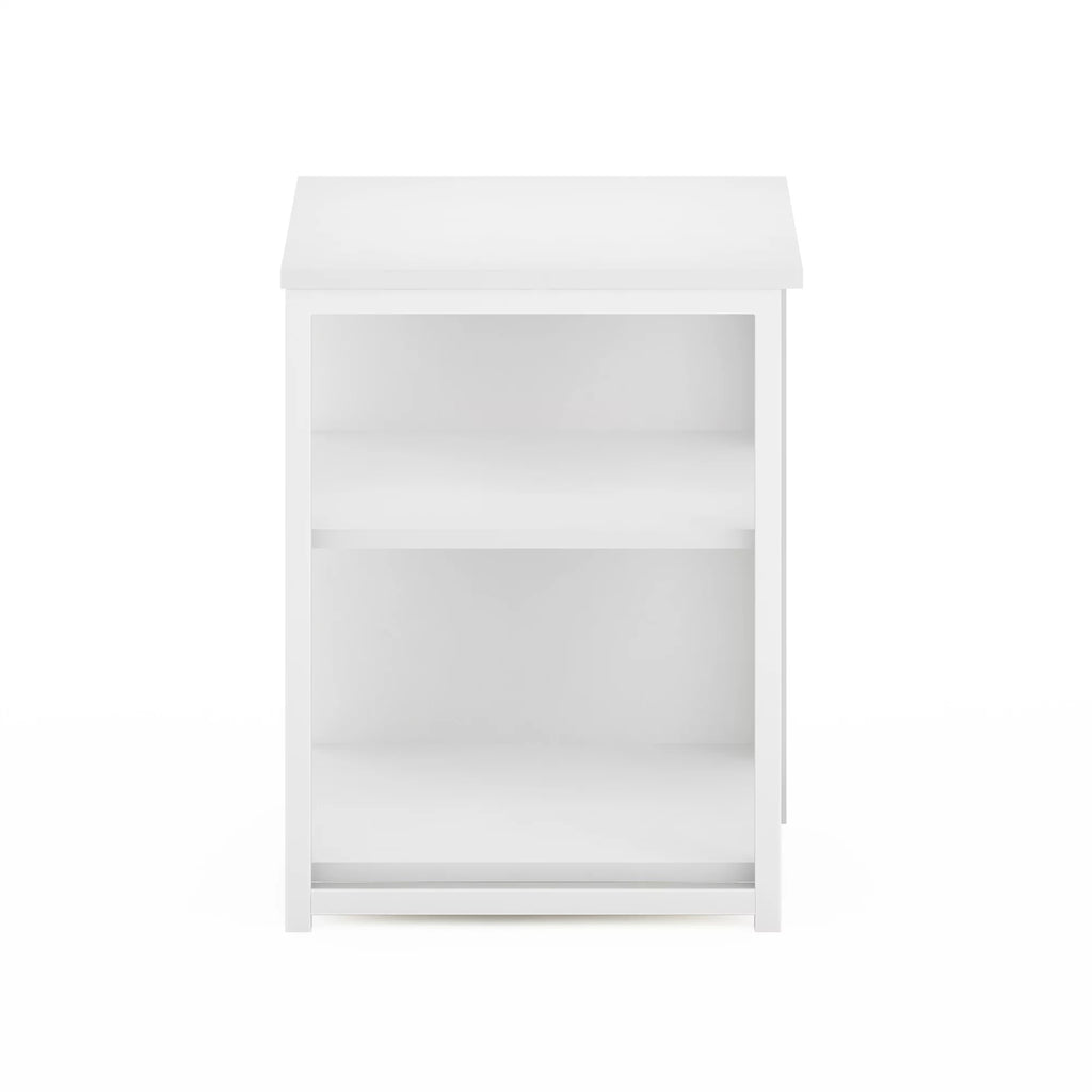 Solid White End Table E19447