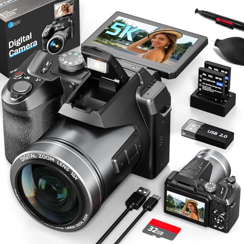 64MP Compact Digital Camera with WiFi Flash B319