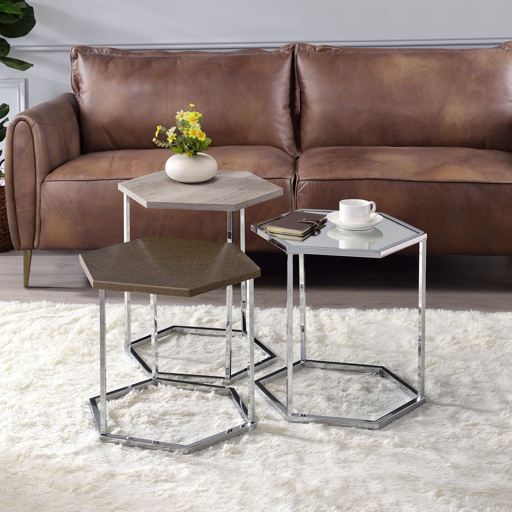 Chrome Nesting Tables B173