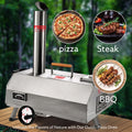 Wood Pellet Fired Pizza Oven with 10PCS Accessories Q511