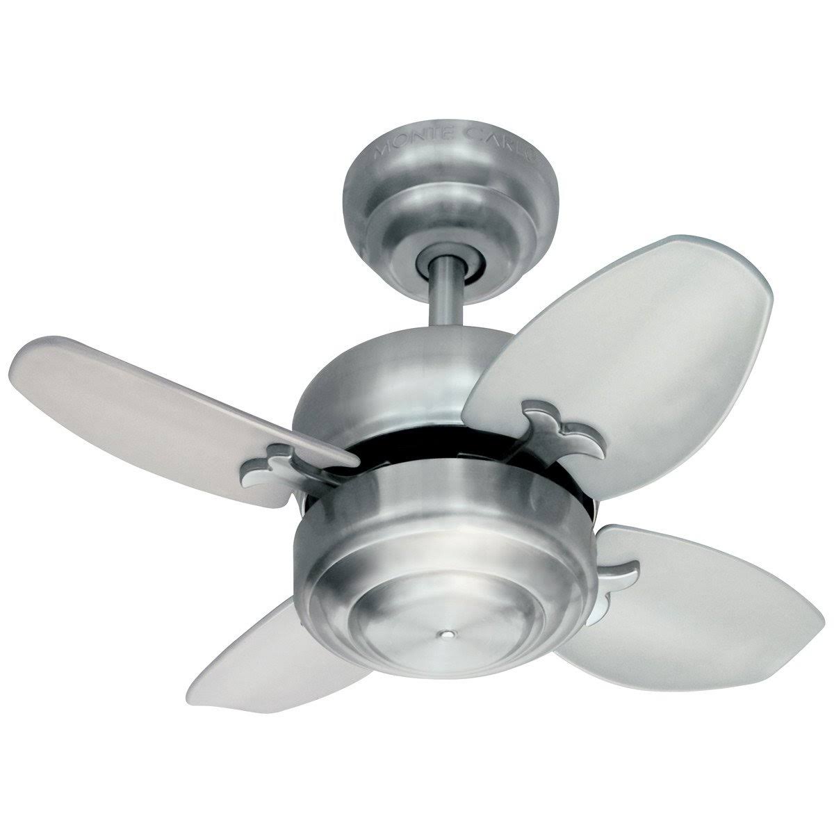 White 4-Blade 20x22 Mini Indoor Ceiling Fan U1433