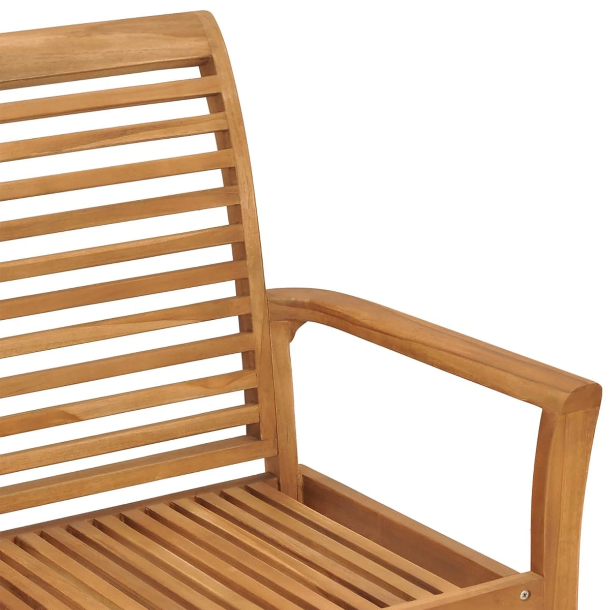 Teak Wood Patio Bench with Cushion W449