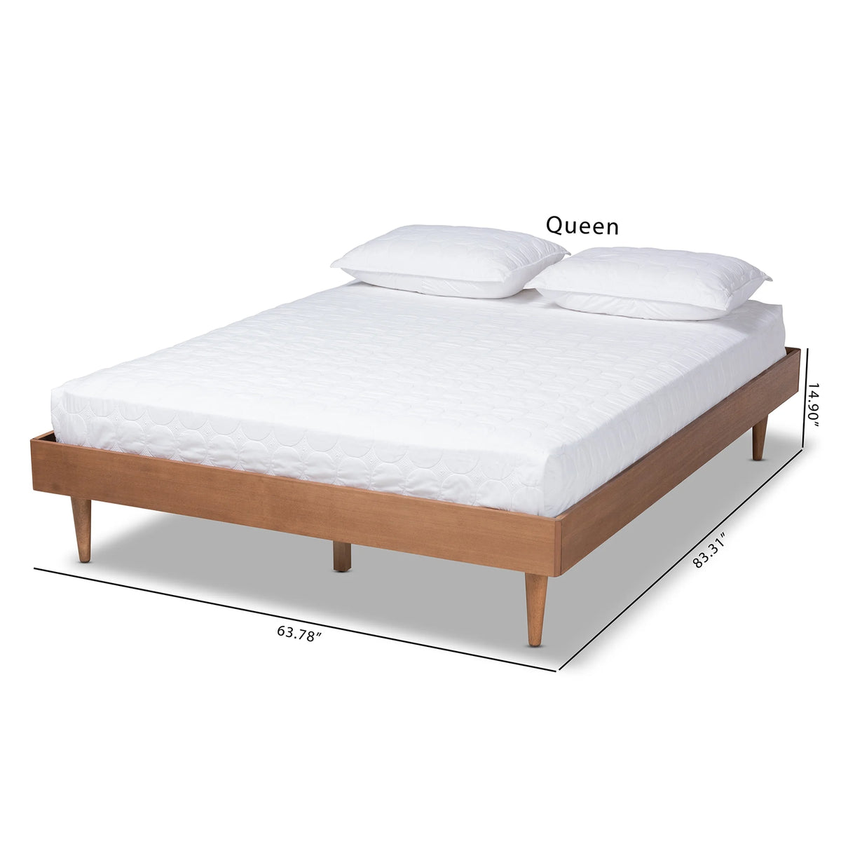 Queen Size Wood Bed Frame E765062