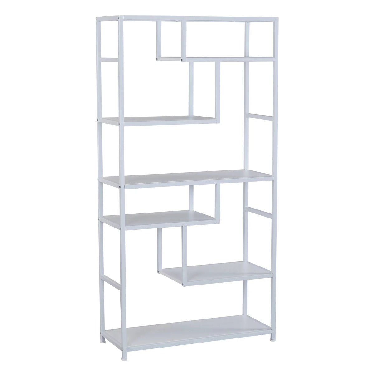 6 Tier 65" Tall Etagere Bookcase N193327