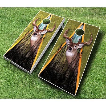 White Cornhole Set N239