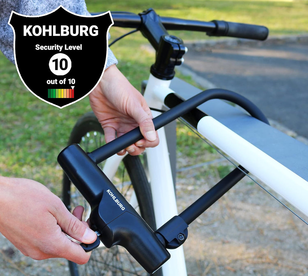 Large Bicycle U Lock with 67” Cable, Pack of 2 N35117