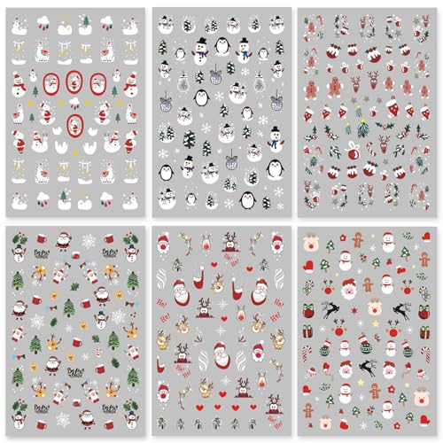 Varied Holiday Nail Art Stickers V29529