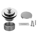 Satin Brass Lift and Turn Drain Strainer with Faceplate F61781
