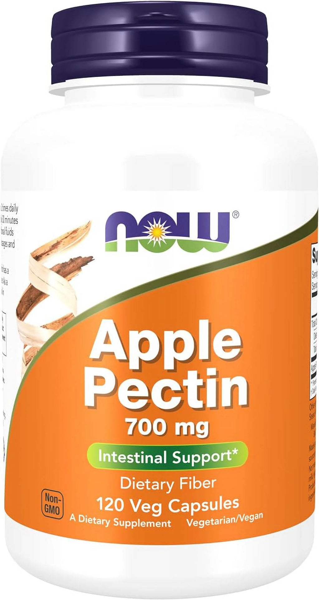 Apple Pectin 700 mg Dietary Fiber 120 Veg Capsules B95034
