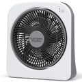 9 Dual Power Portable Fan, 3 Speeds, Adjustable Tilt, Black G1999