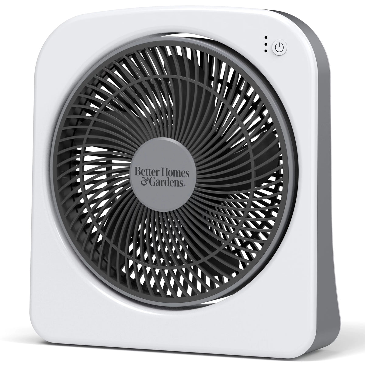 9 Dual Power Portable Fan, 3 Speeds, Adjustable Tilt, Black G1999