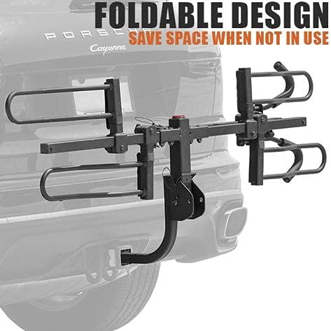 2-Bike Tray Style Hitch Mount Rack Carrier B910605