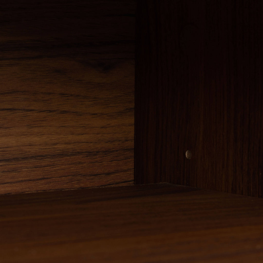Walnut 2-Shelf Media Stand Q393789