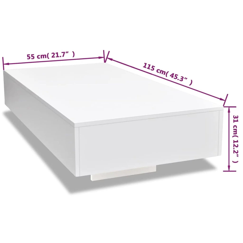White High Gloss Coffee Table N7061