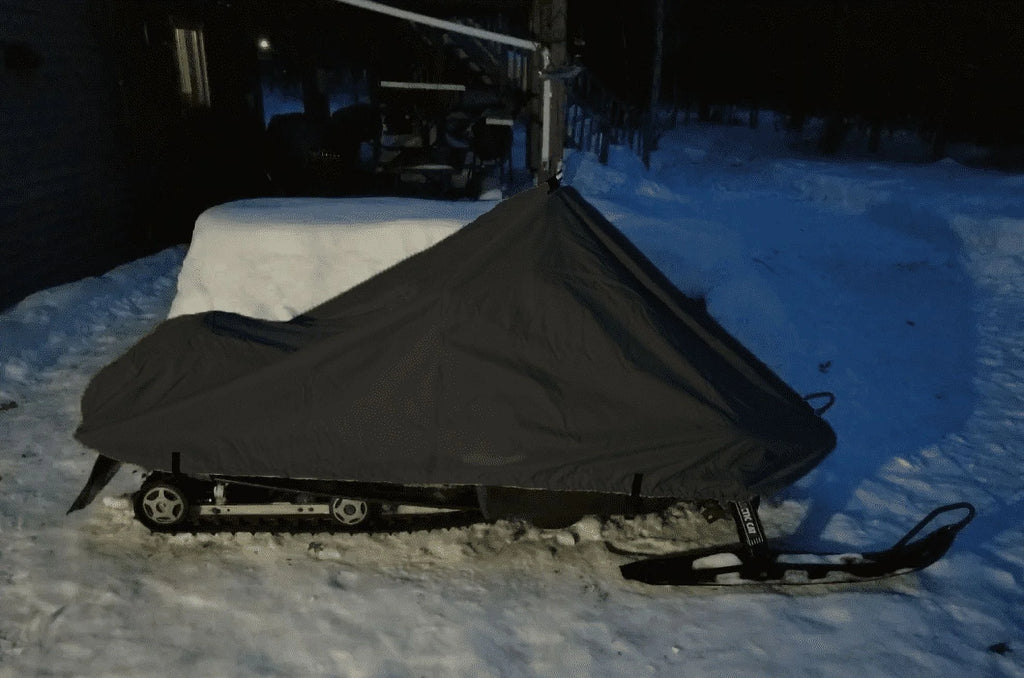 200 Denier All Black Snowmobile Cover N94811