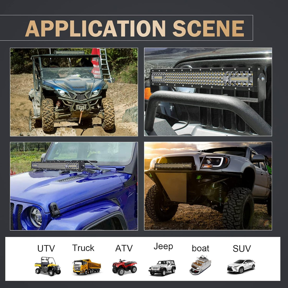 20 inch 150W LED Light Bar Pack of 2 X1896